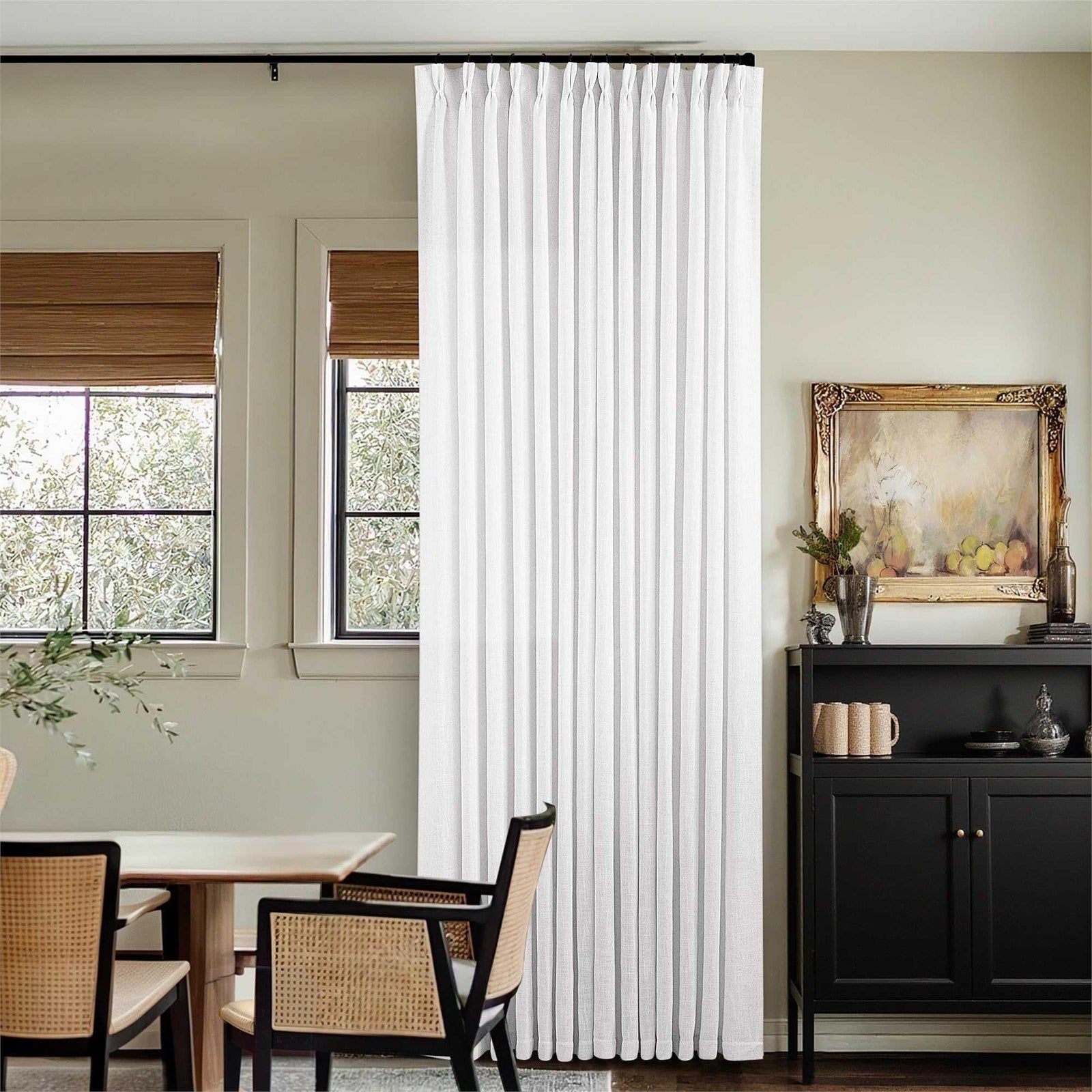 White Curtains 2 Panels 40"x96" – FACTORY SEALED