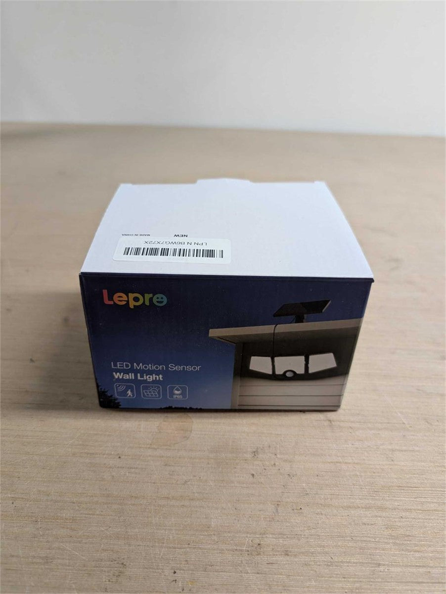Lepro Solar Motion Sensor Light Outdoor – Open Box-Tested OK-Repacked