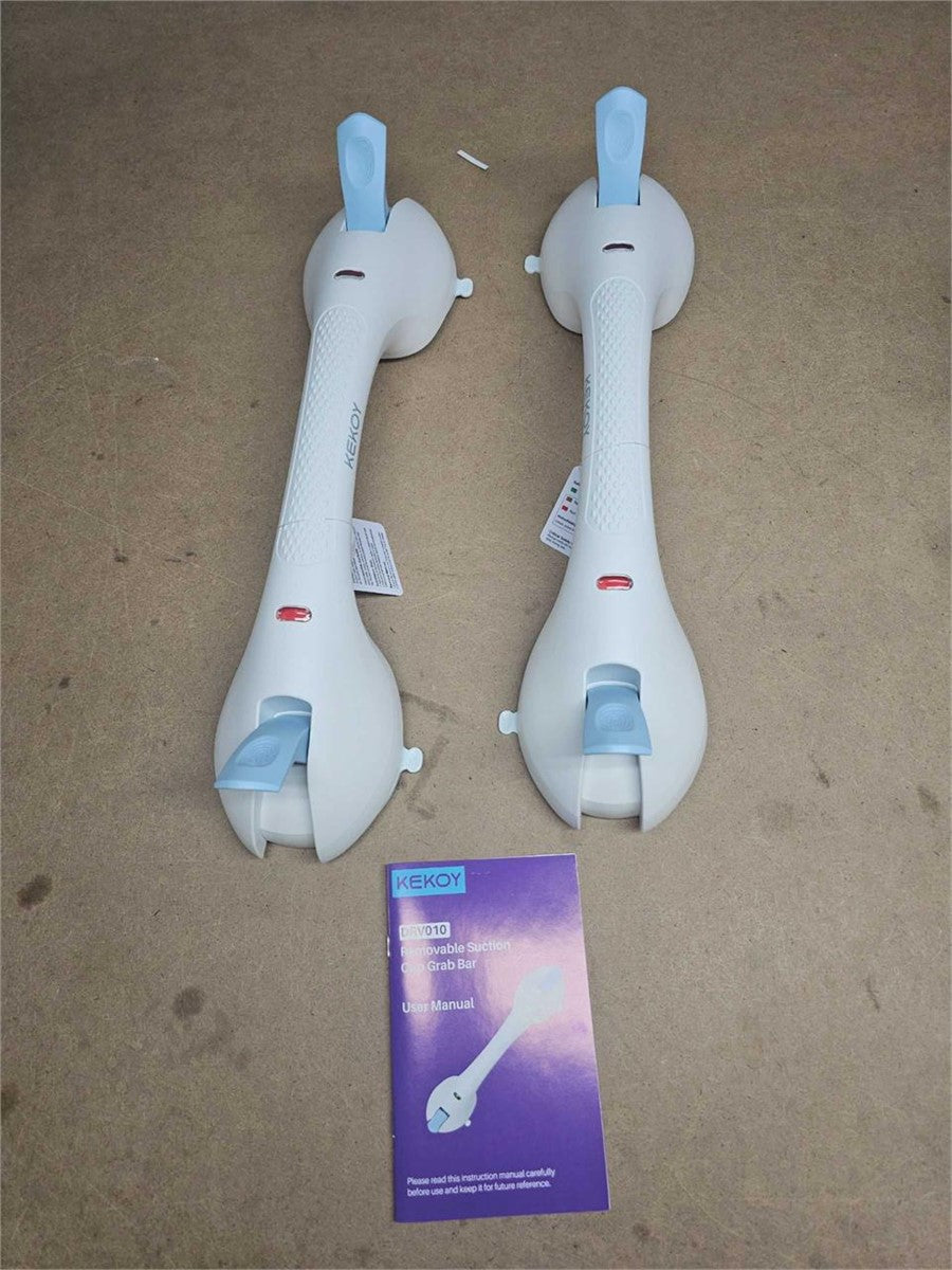 KEKOY 17.5 Inch Suction Grab Bars 2 Pack – OPEN BOX- New