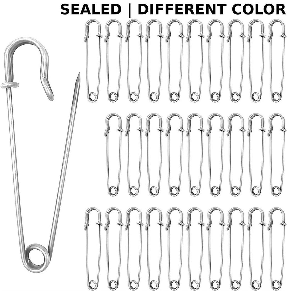 SEALED-BSTHP 30pcs 1.97" Safety Pins – FACTORY SEALED