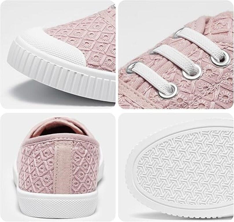 Harvest Land Women's Sneaker Low Top Canvas Fashion Slip on Shoes – Packaging Damaged-Contents not affected