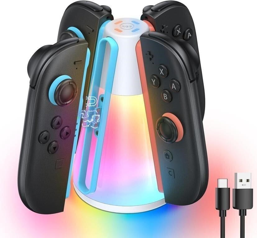 FASTSNAIL Charging Dock for Nintendo Switch 2(2025) for Joy-Con 2 – FACTORY SEALED