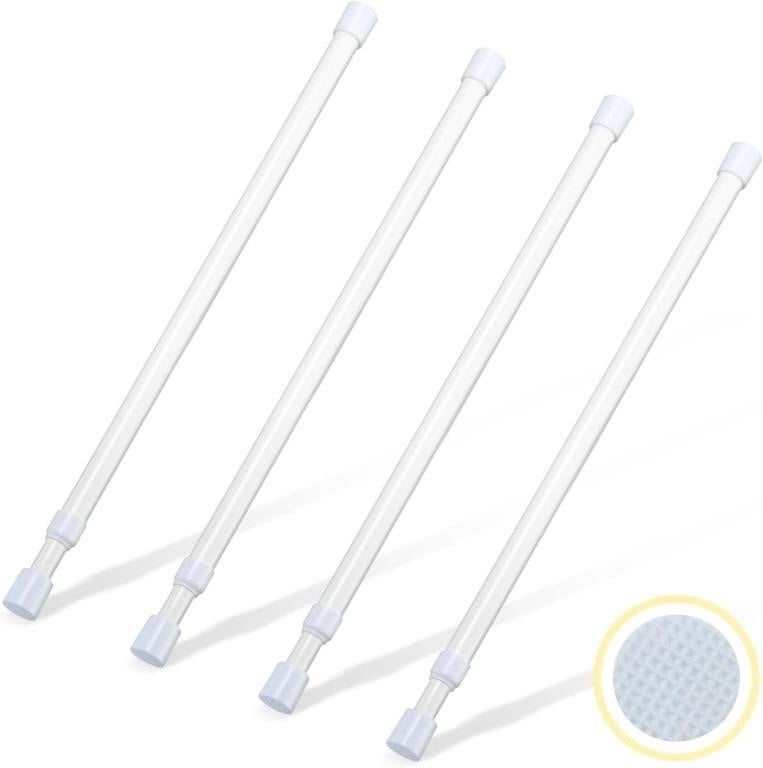 4 Pcs Small Tension Rod 16-28 inch Spring Rod 16-28 inch – OPEN BOX- New