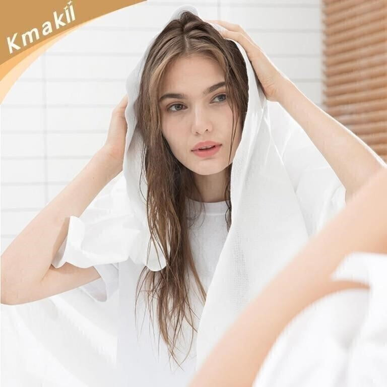 KMAKII Disposable Bath Towels 55x28 inches – FACTORY SEALED