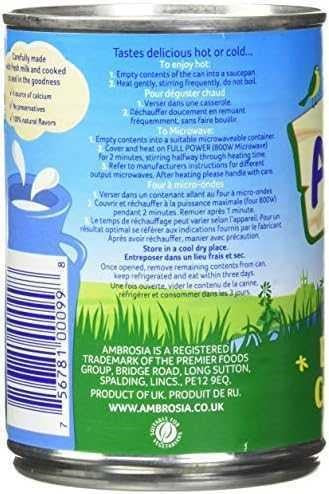 SEALED-Ambrosia Devon Custard, 400 g – Packaging Damaged-Contents not affected