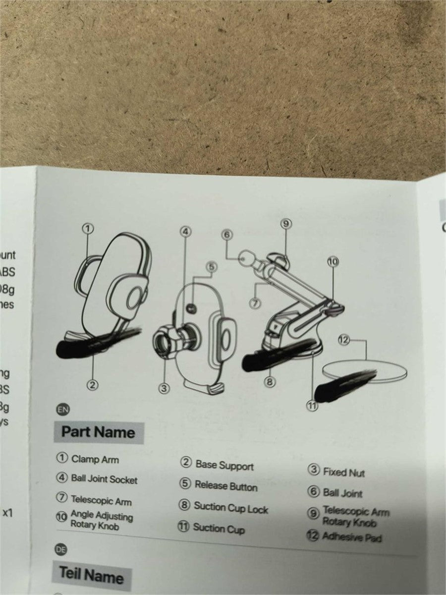 Miracase Phone Holder Car Mount – OPEN BOX/NEW OR APPEARS NEW