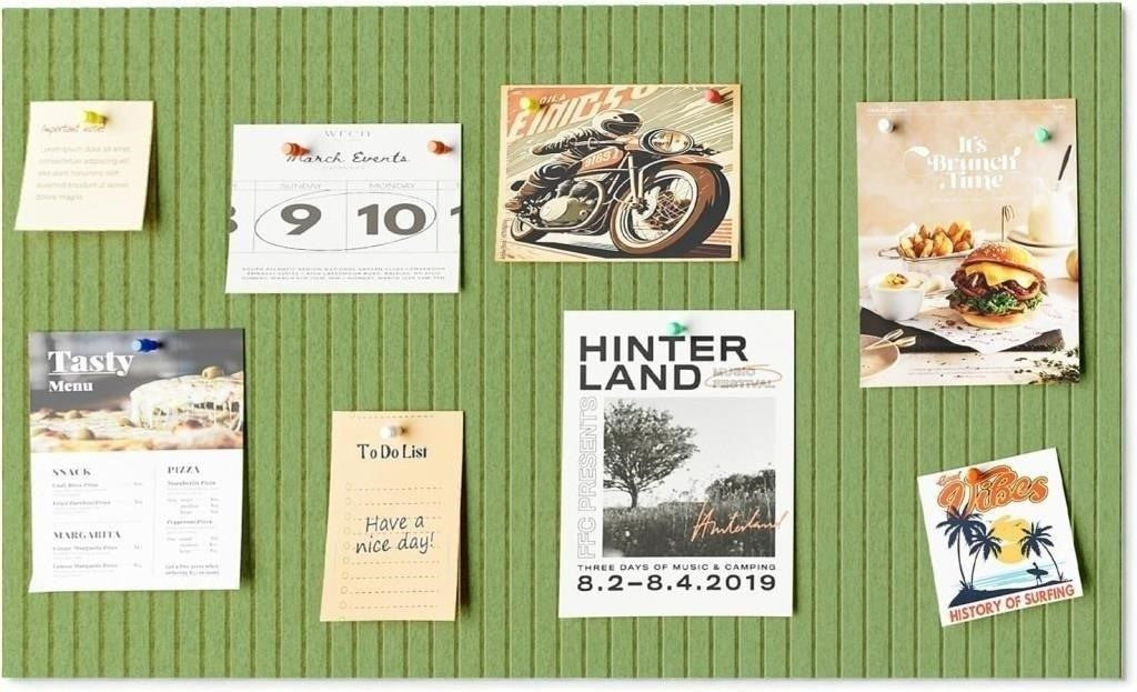 24 x 16" Bulletin Board 24x16 inches – FACTORY SEALED