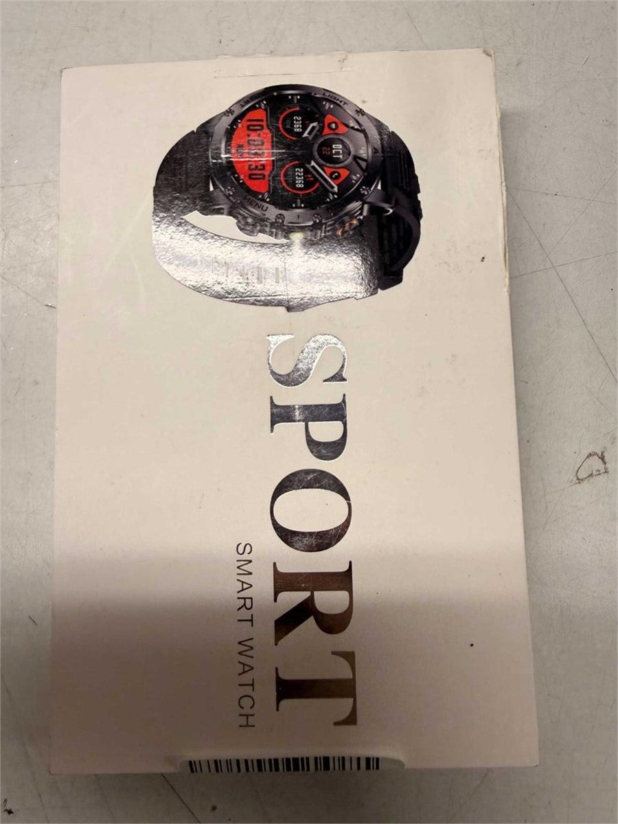 Men's Smart Watch Large Screen Black – Open Box-Tested OK-Repacked