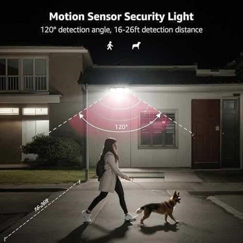 Lepro Solar Motion Sensor Light Outdoor – OPEN BOX/NEW OR APPEARS NEW