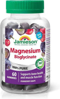 Jamieson 100% Pure Magnesium Bisglycinate Gummies – FACTORY SEALED