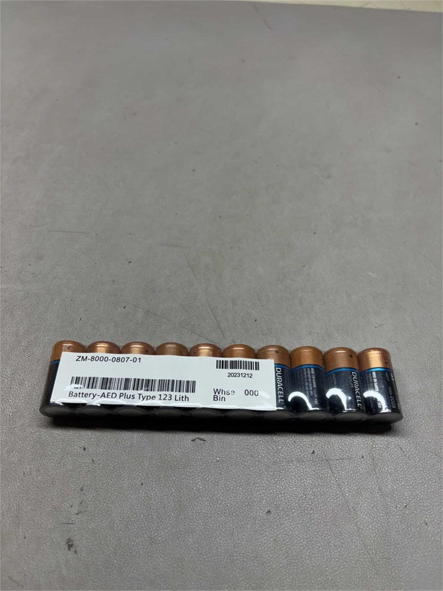 123 Lith ZM-8000-0807-01 Battery – FACTORY SEALED