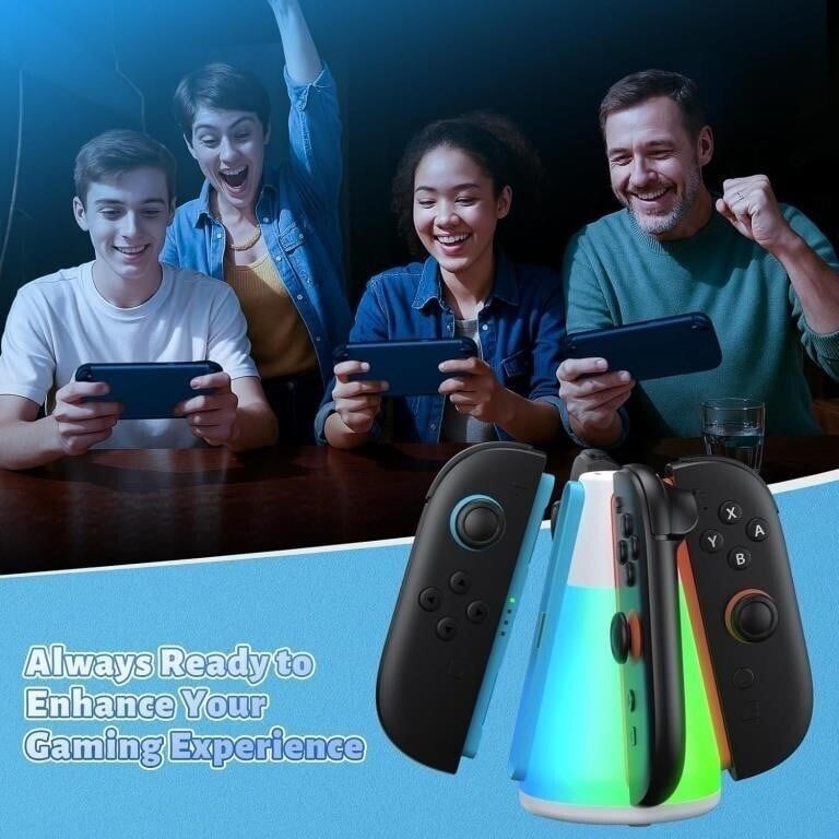 FASTSNAIL Charging Dock for Nintendo Switch 2(2025) for Joy-Con 2 - – FACTORY SEALED