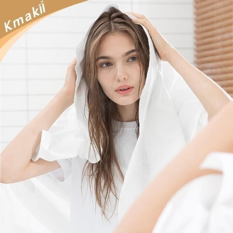 KMAKII Disposable Bath Towels 55x28 inches – FACTORY SEALED
