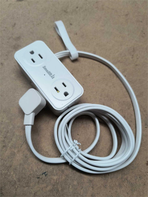 6.5FT Ultra Thin Flat Power Bar – OPEN BOX- New