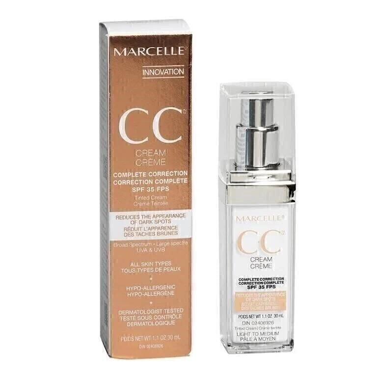 MARCELLE COMPLETE CORRECTION CREAM SPF 35 30mL – FACTORY SEALED