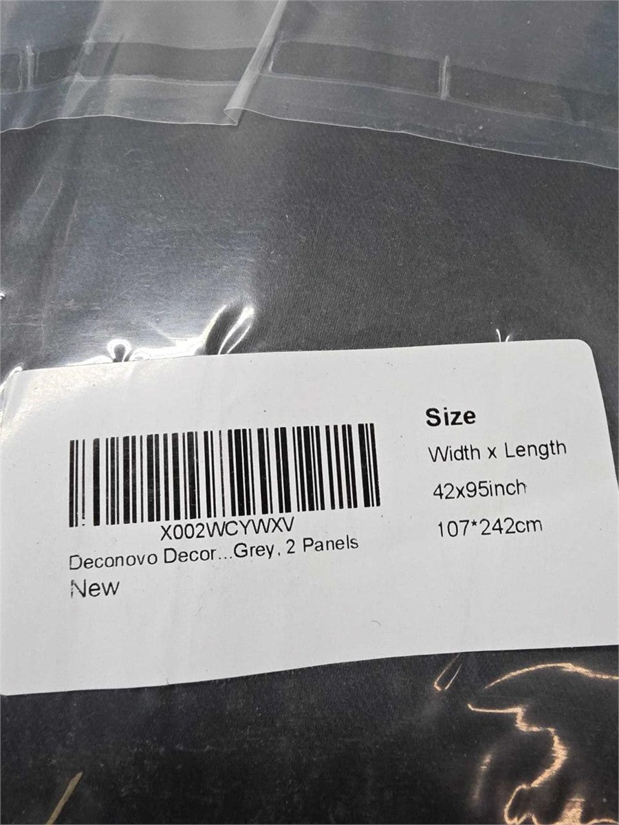 Deconovo Decorative Blackout Grommet Curtains – FACTORY SEALED