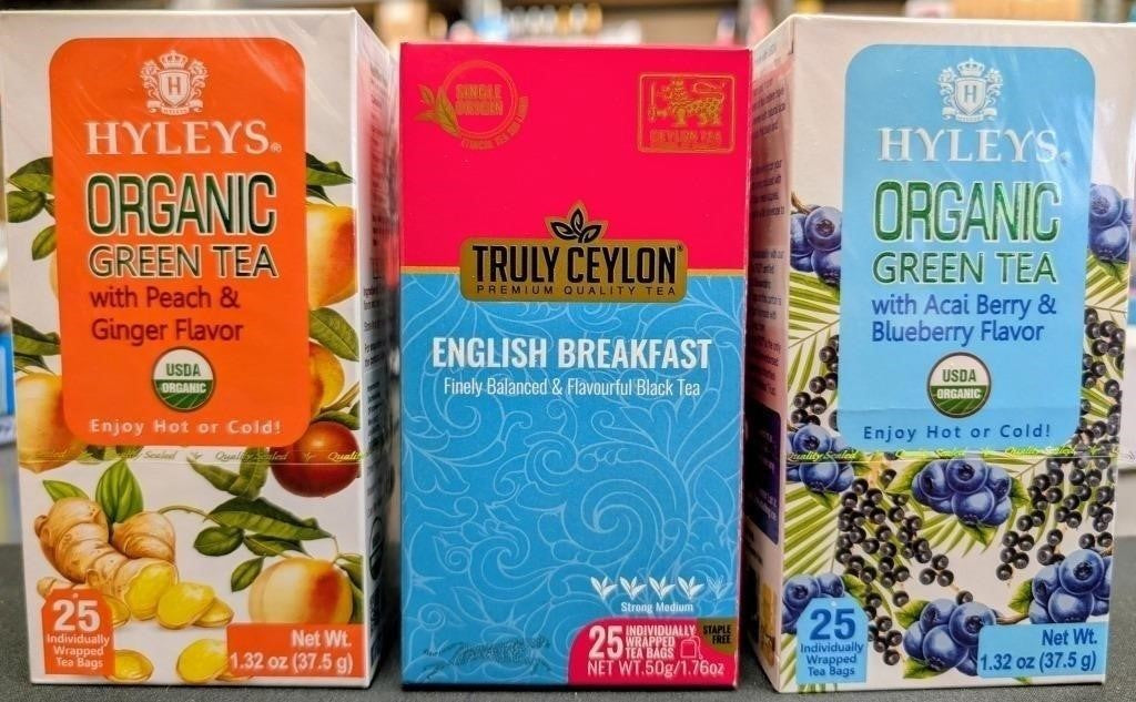 Truly Ceylon-Hyleys Teabags – FACTORY SEALED