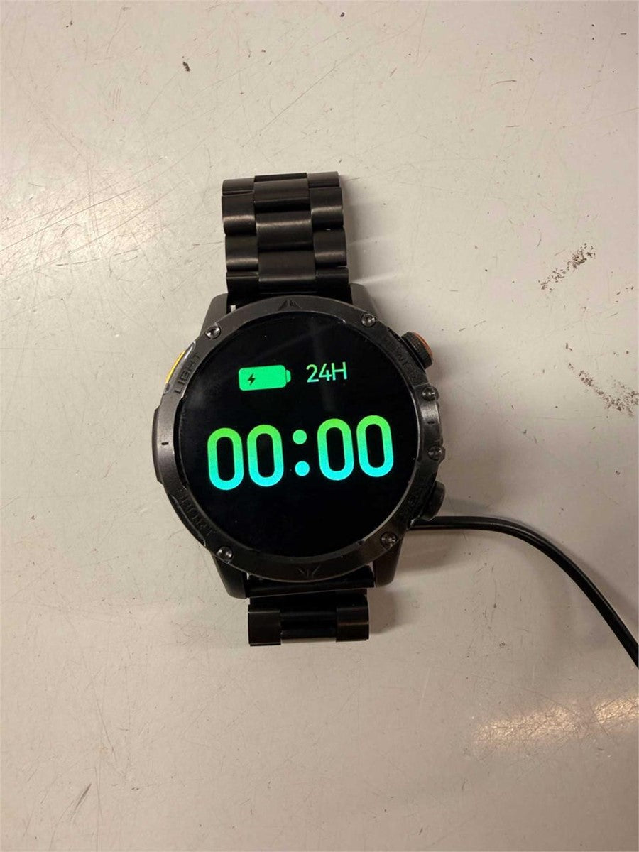 Men's Smart Watch Large Screen Black – Open Box-Tested OK-Repacked