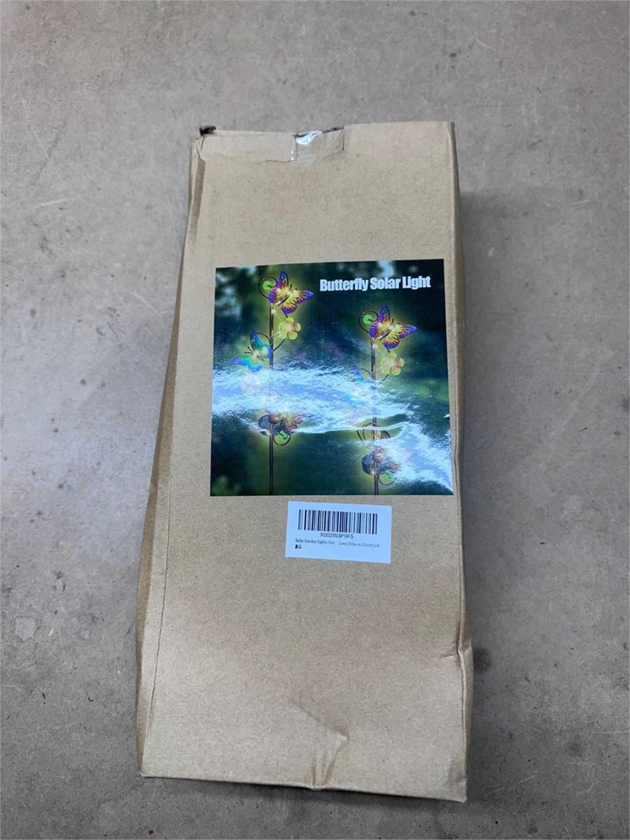 Butterfly Solar Stake Lights – OPEN BOX- New