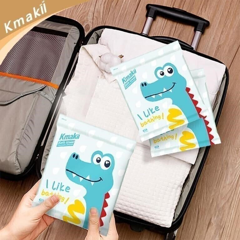 KMAKII Disposable Bath Towels 55x28 inches – FACTORY SEALED