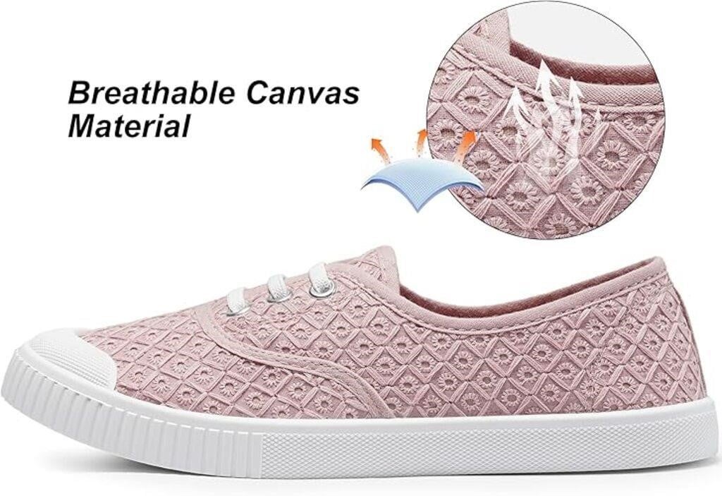Harvest Land Women's Sneaker Low Top Canvas Fashion Slip on Shoes – OPEN BOX/NEW OR APPEARS NEW
