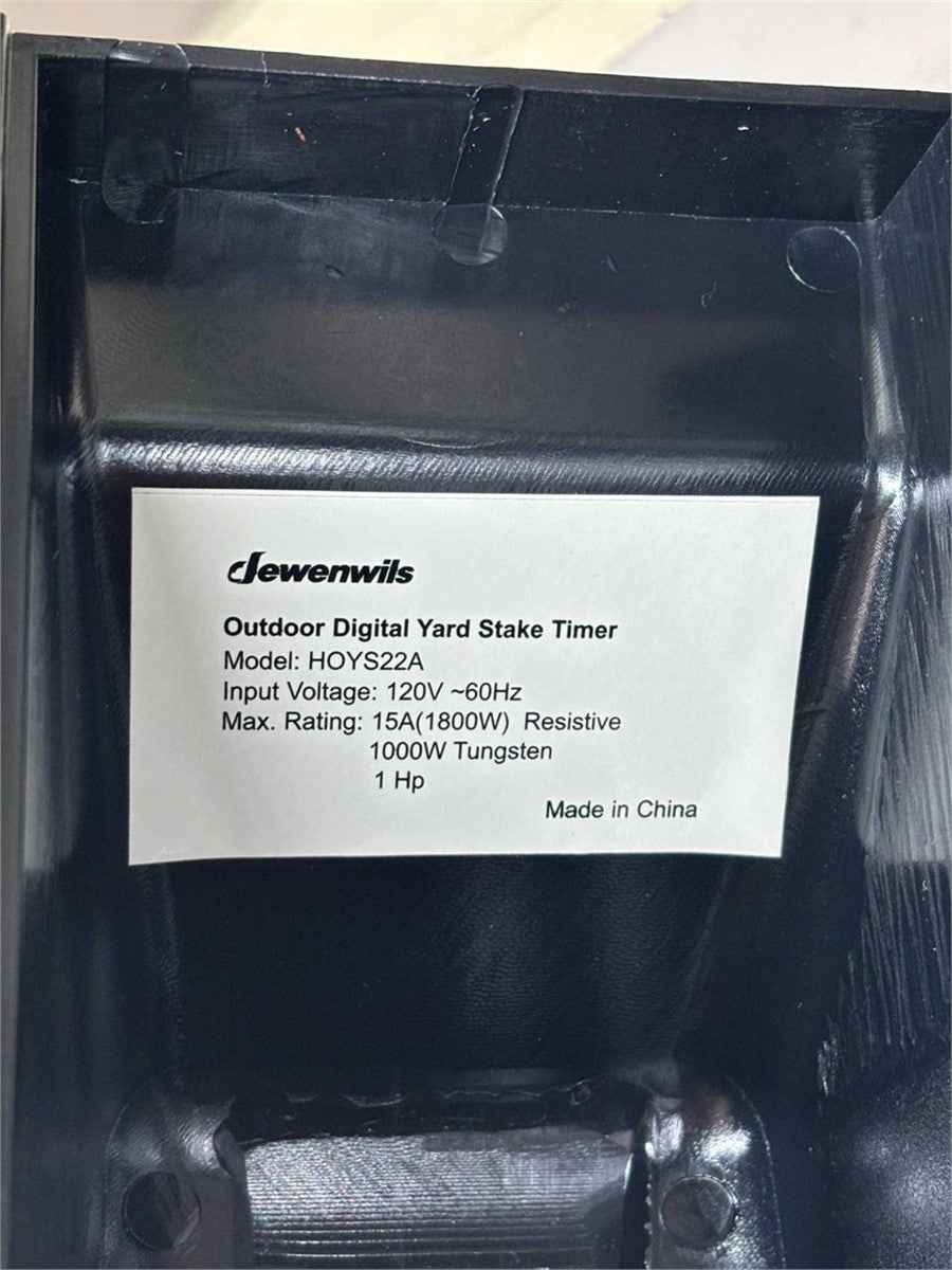DEWENWILS Outdoor Digital Power Strip Timer – OPEN BOX- New