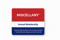Miscellany Annual Membership Card